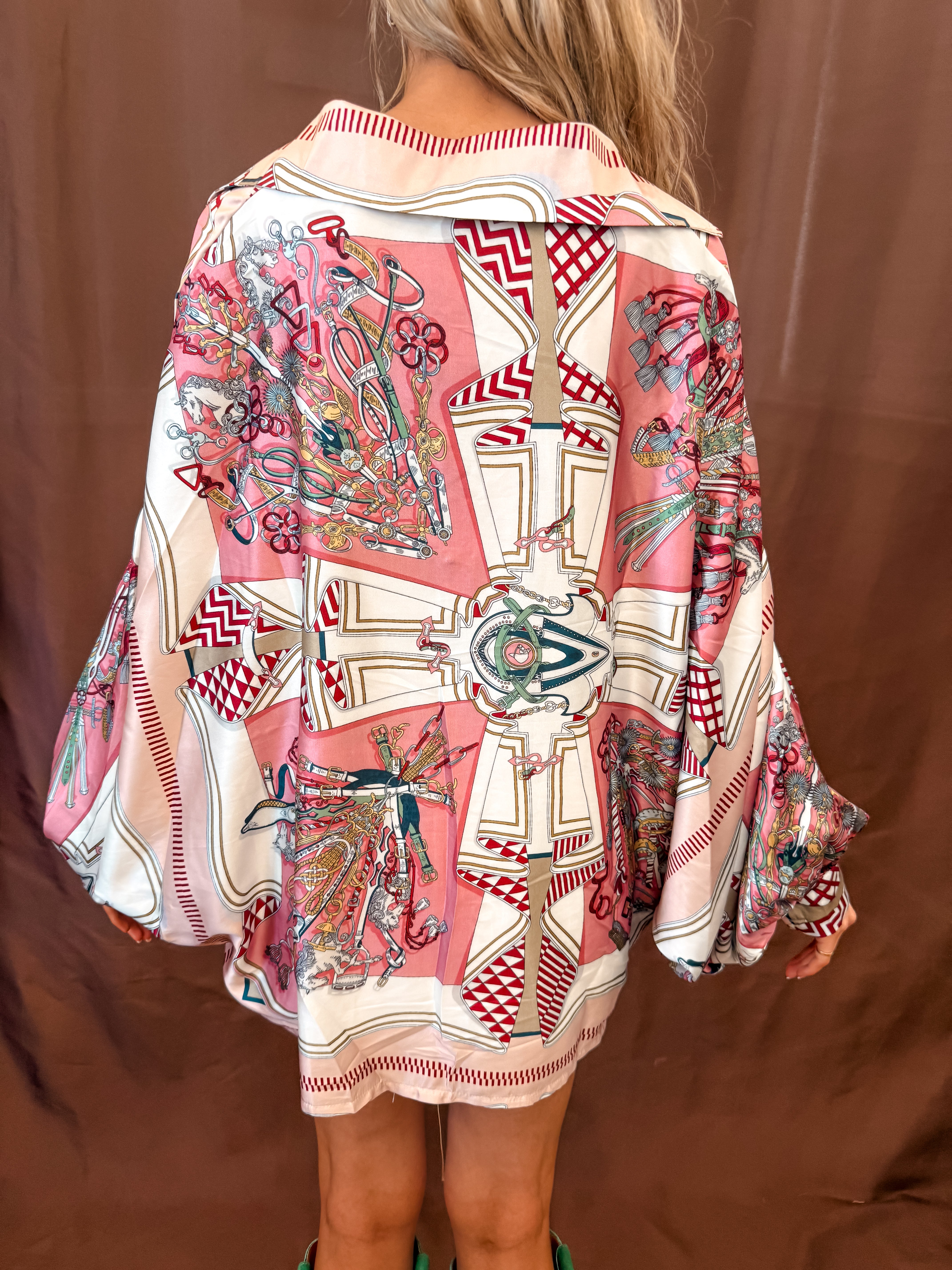 Belted Things Top - Pink