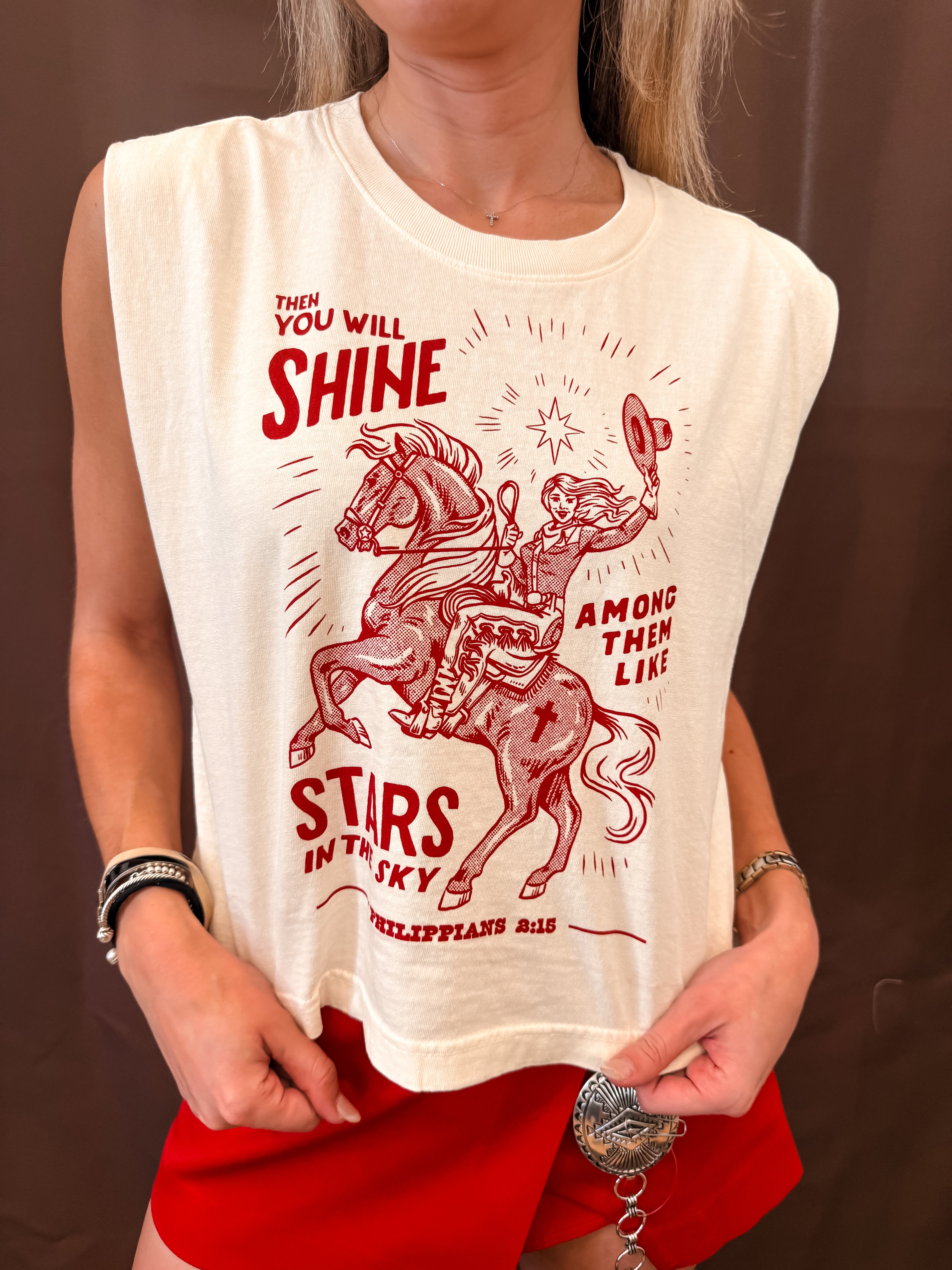 Then You Will Shine Muscle T-Shirt