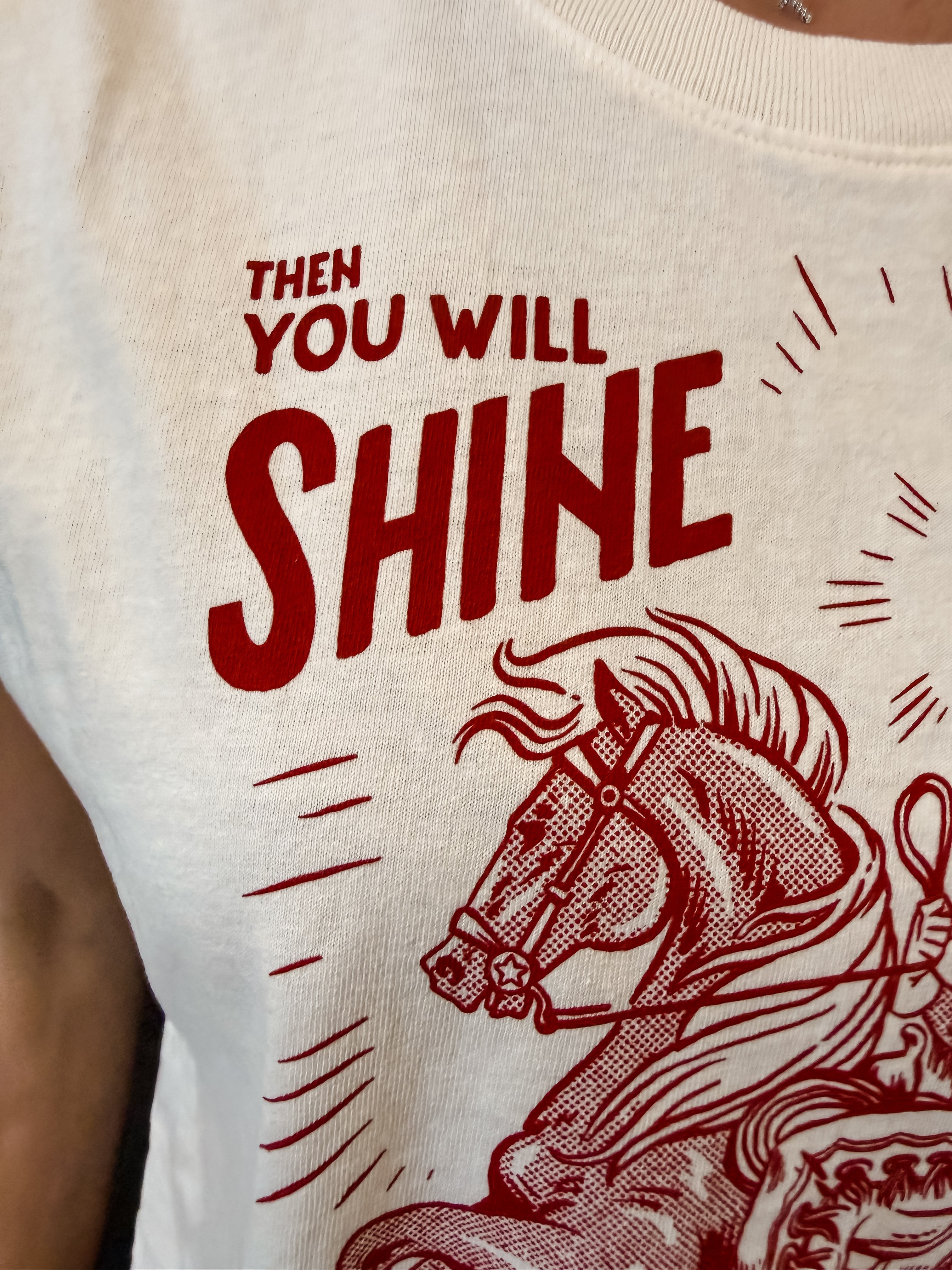 Then You Will Shine Muscle T-Shirt