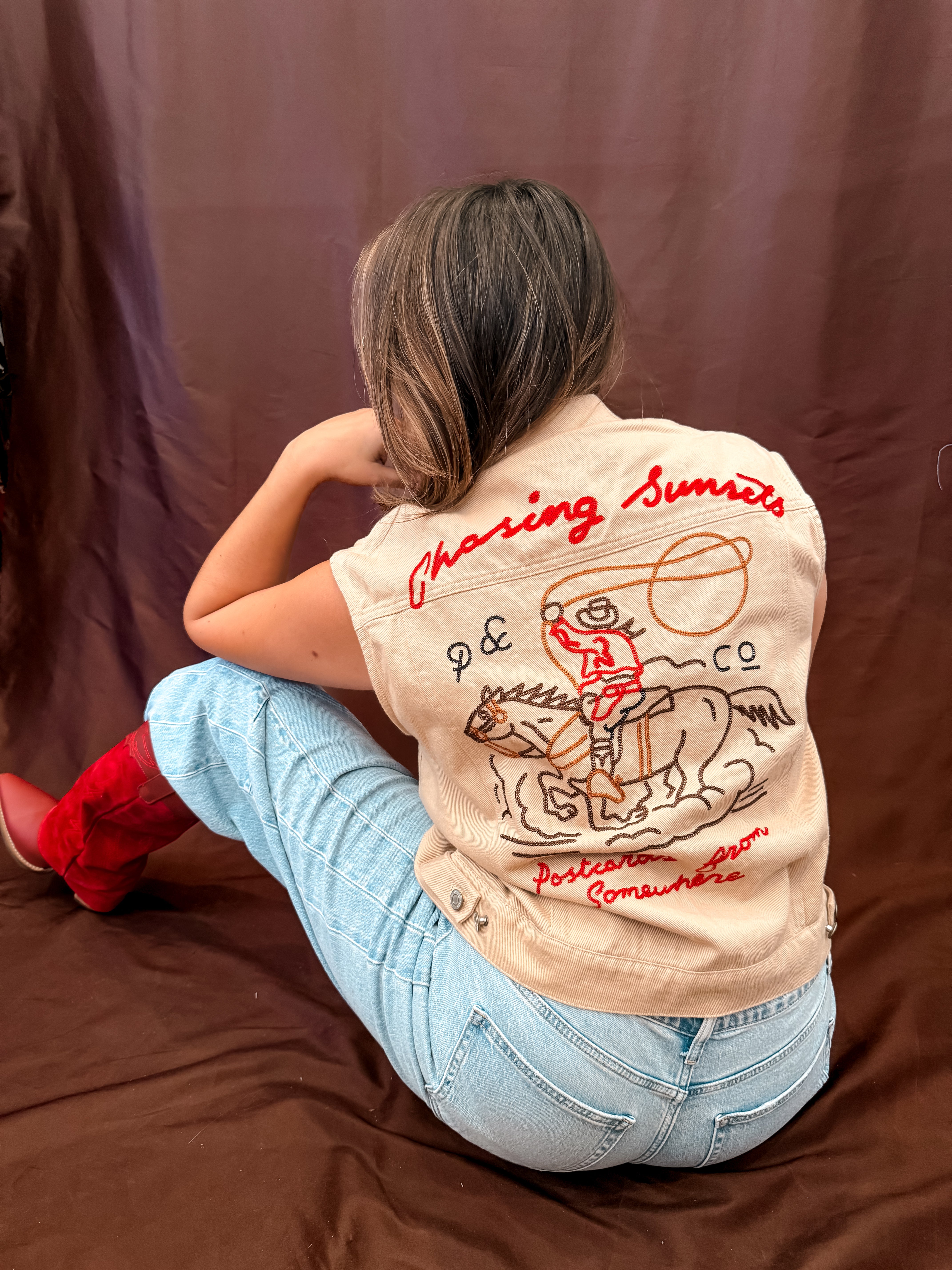 Chasing Sunsets Vest