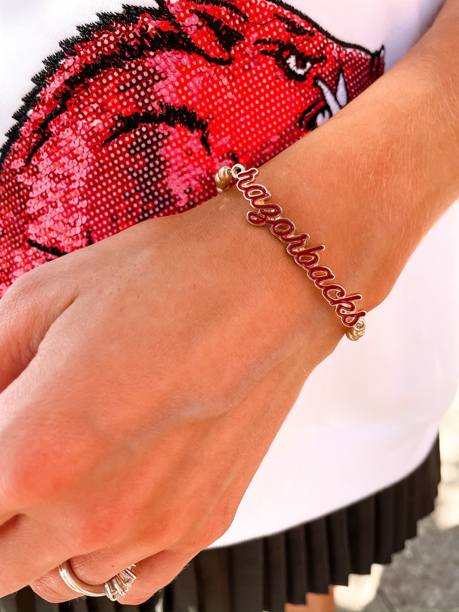 Arkansas Razorbacks Stretch Bracelet