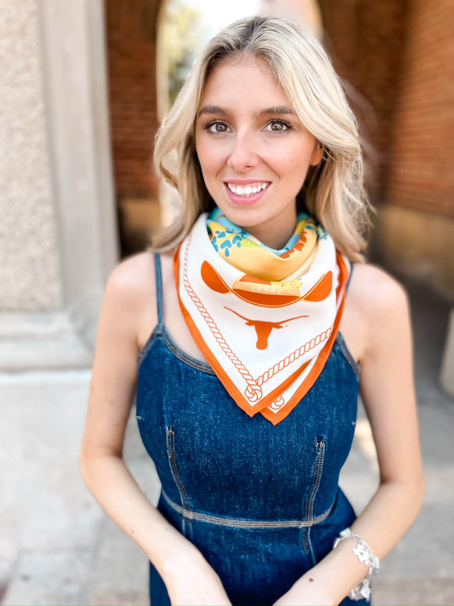 Texas Longhorns Silk Scarf
