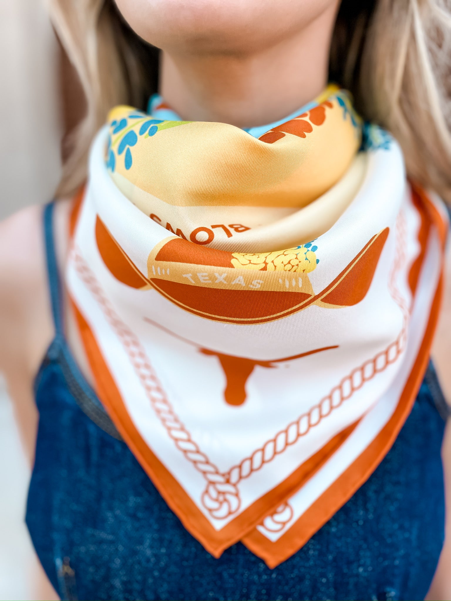 Texas Longhorns Silk Scarf