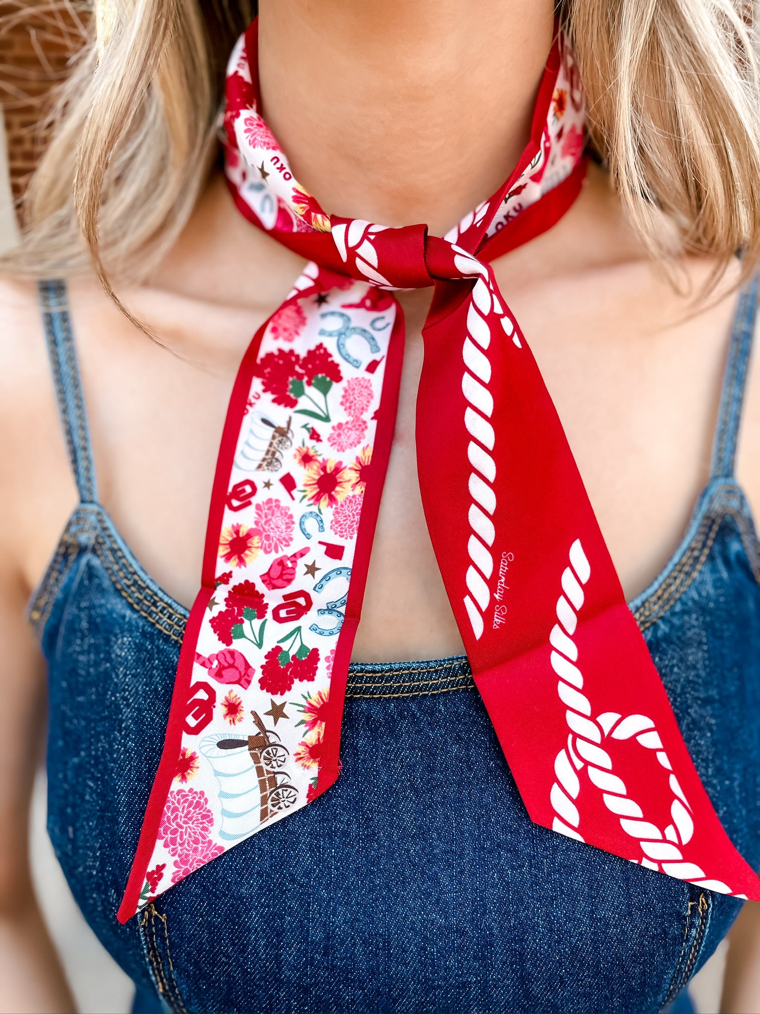 Oklahoma Sooners Twilly Scarf