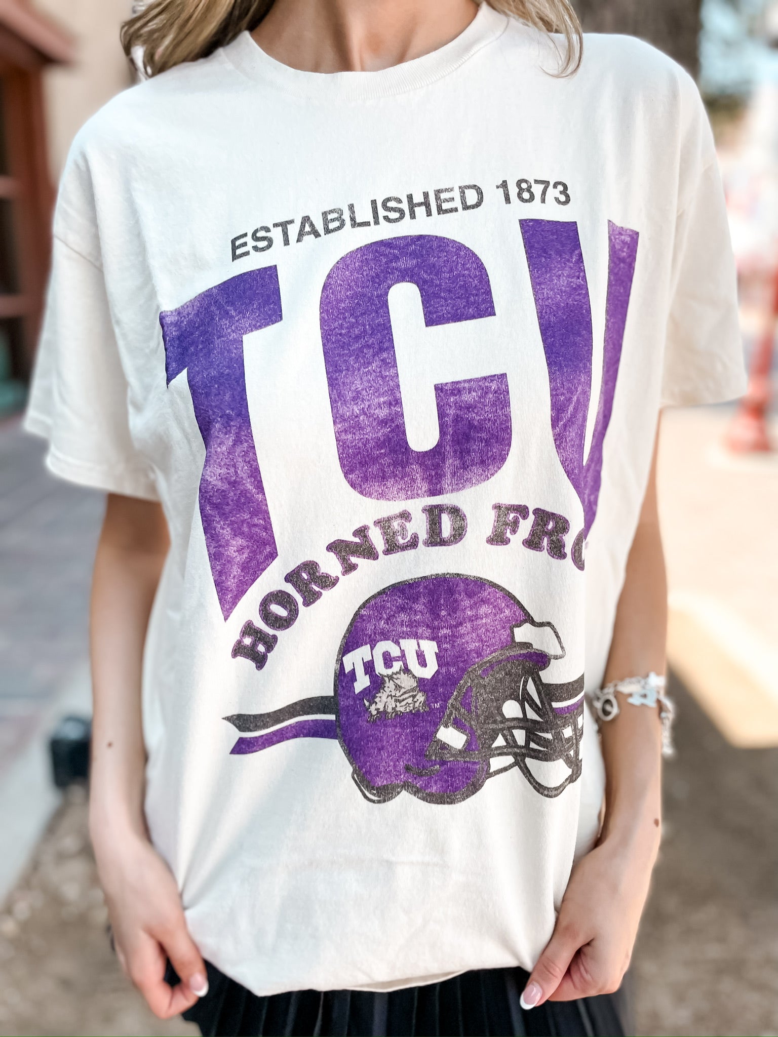 TCU Established Helment T-Shirt