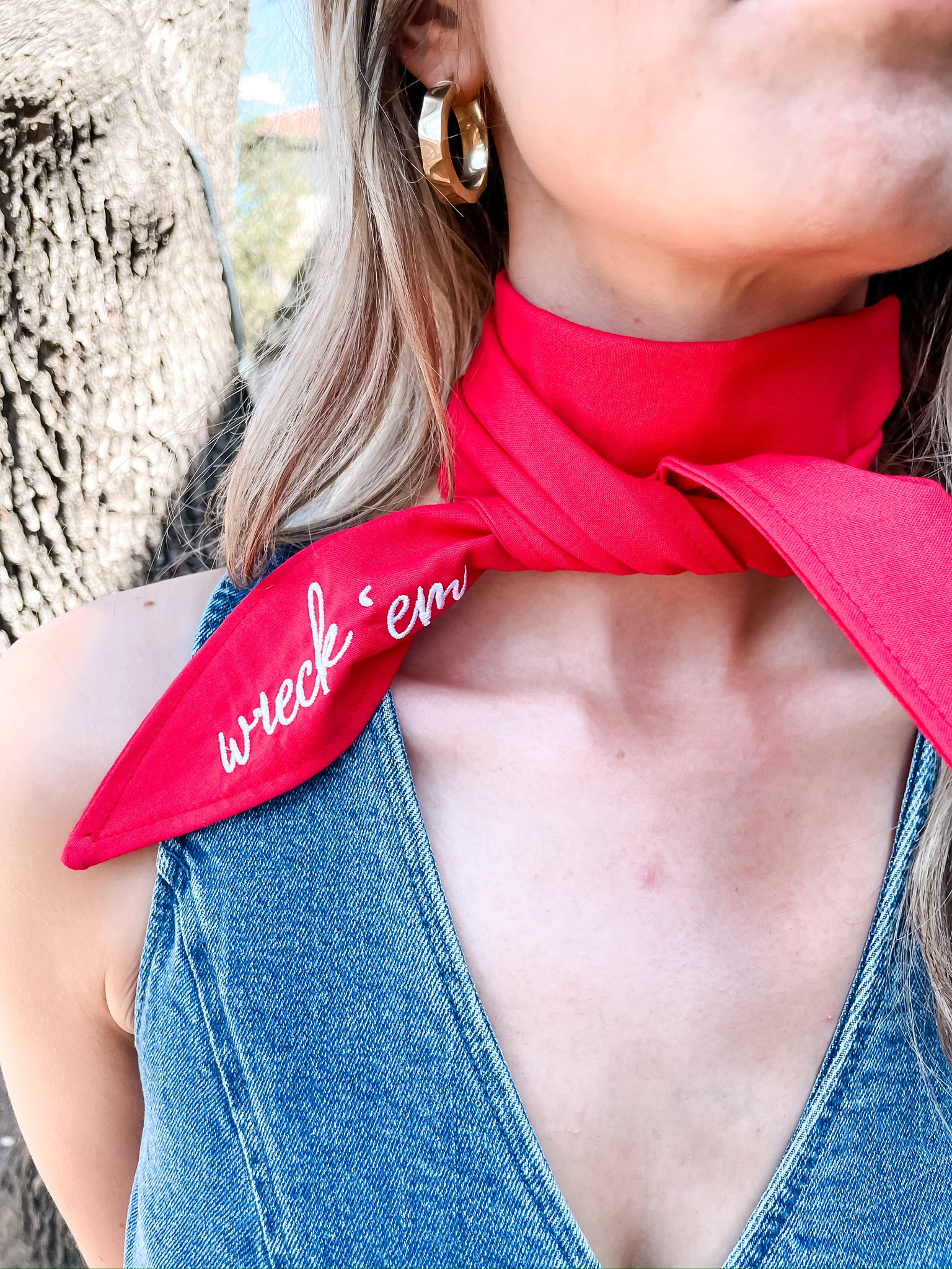 Wreck 'Em Ascot Scarf