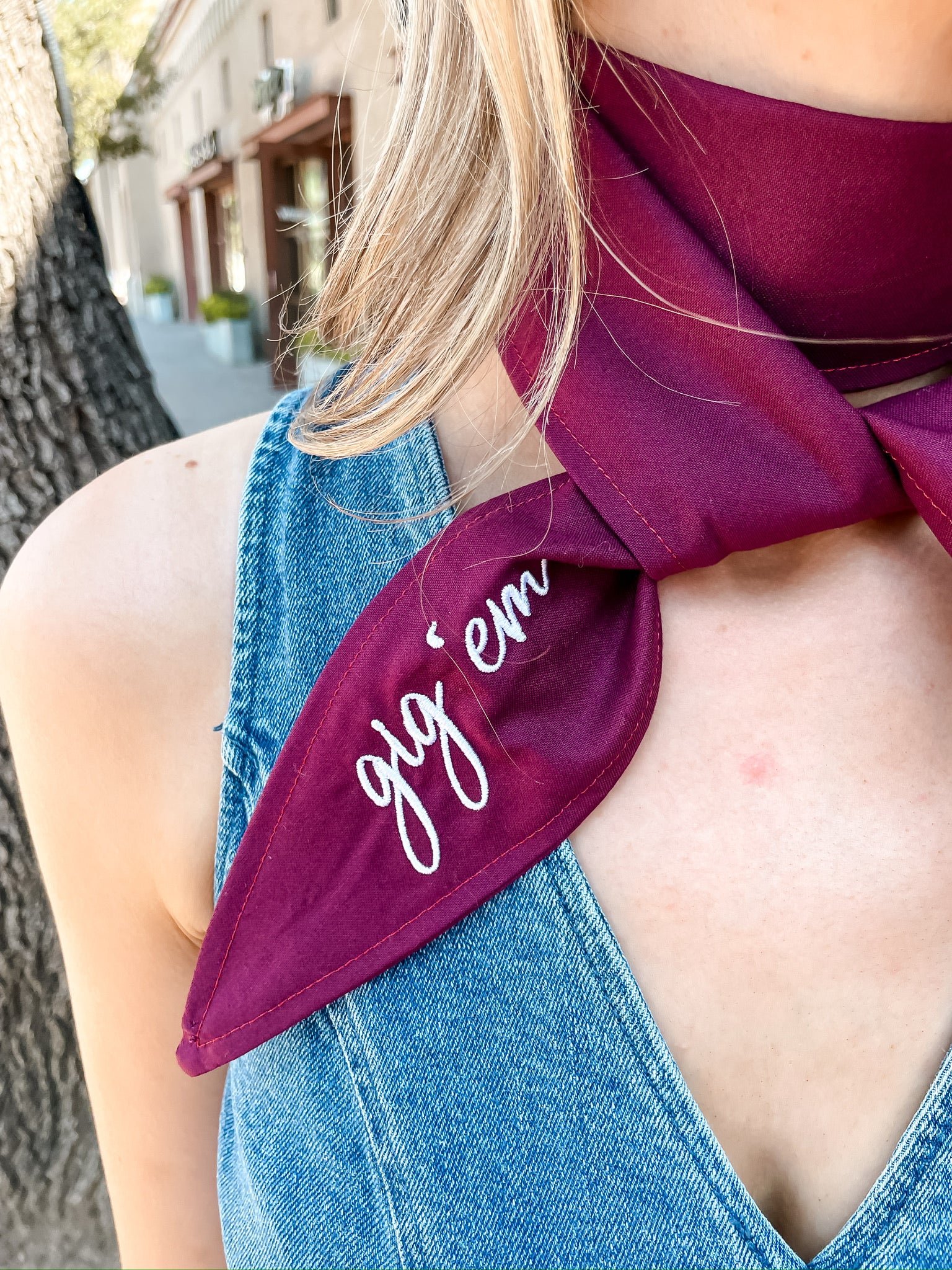 Gig 'Em Ascot Scarf
