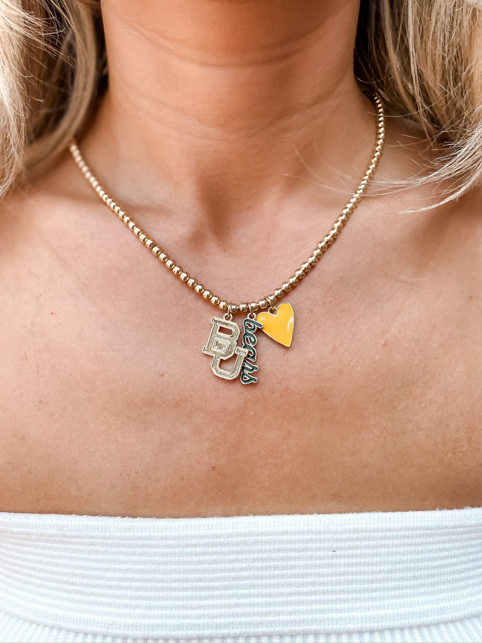Baylor Bears Charm Necklace