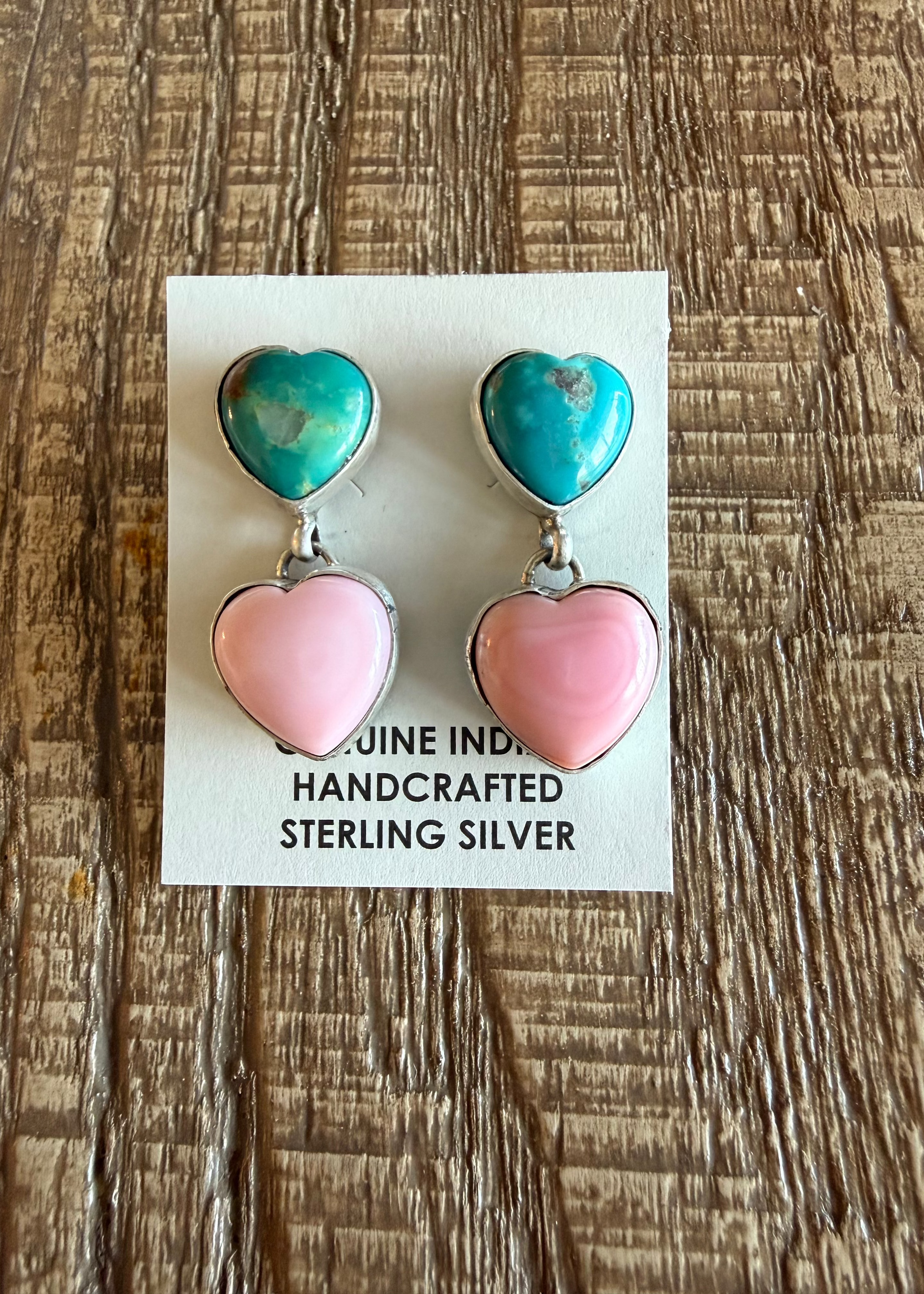 Heart For Turquoise Earrings