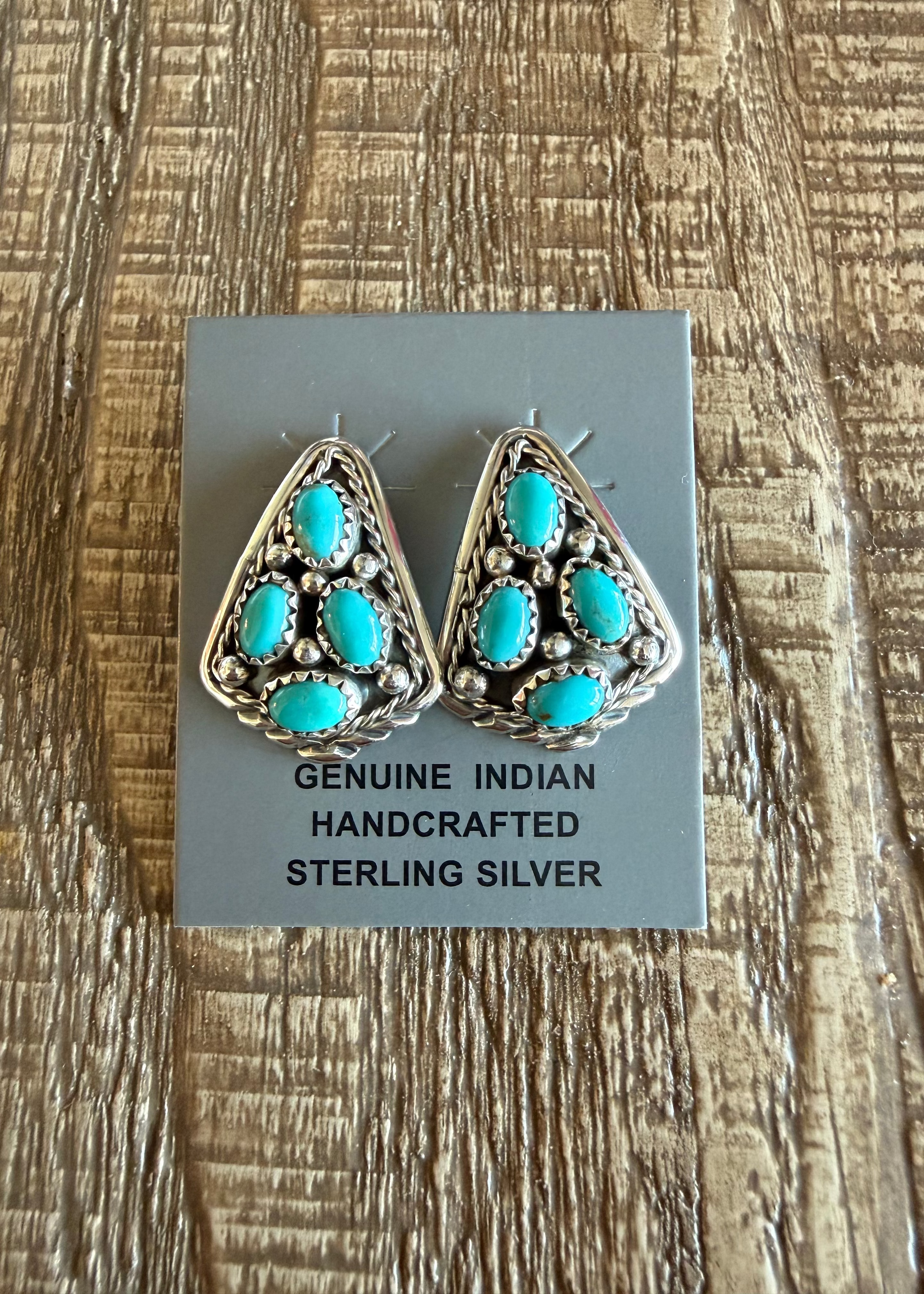 Kingman Multi Stone Teardrop Earrings