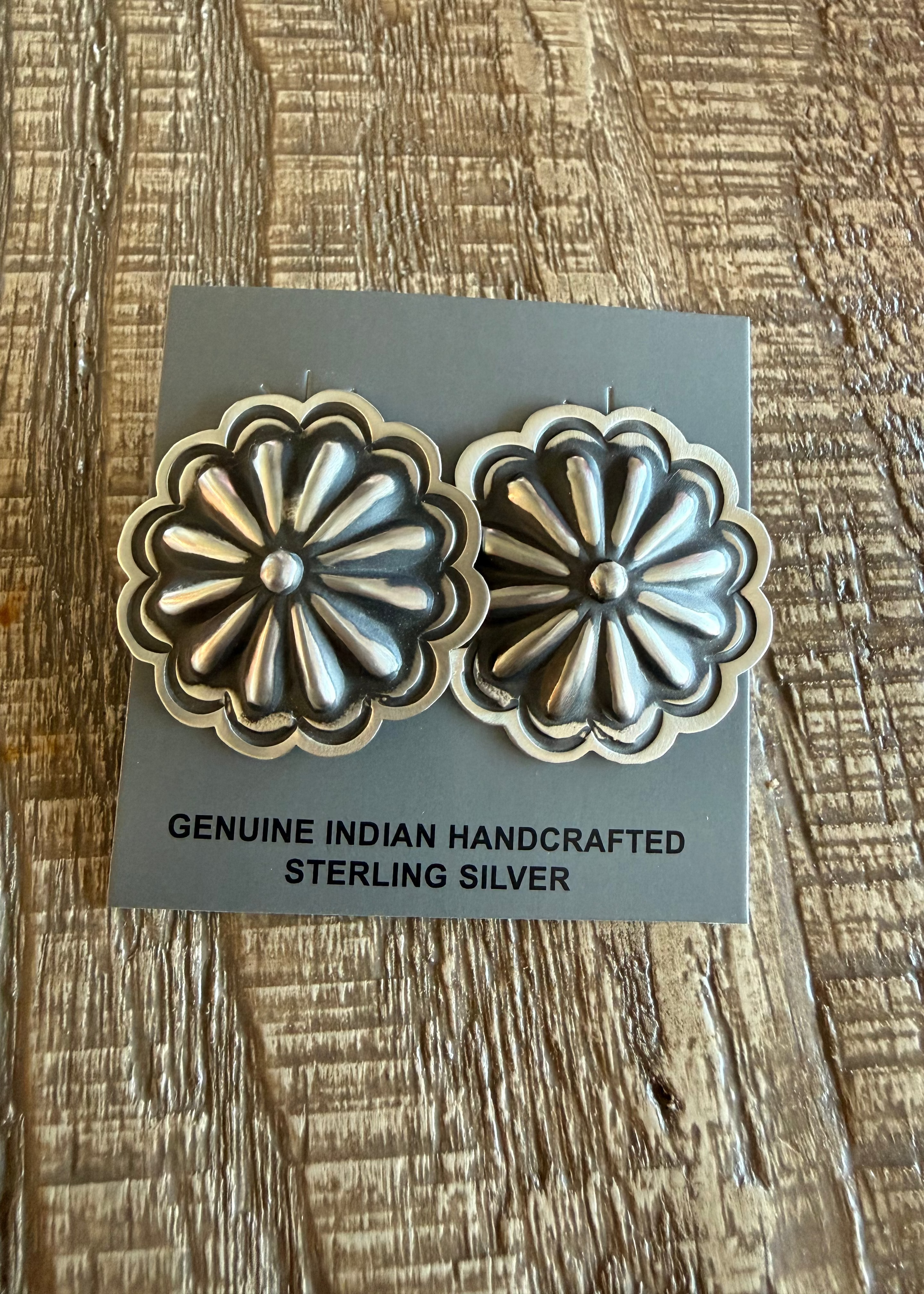 Concho Stud Earring