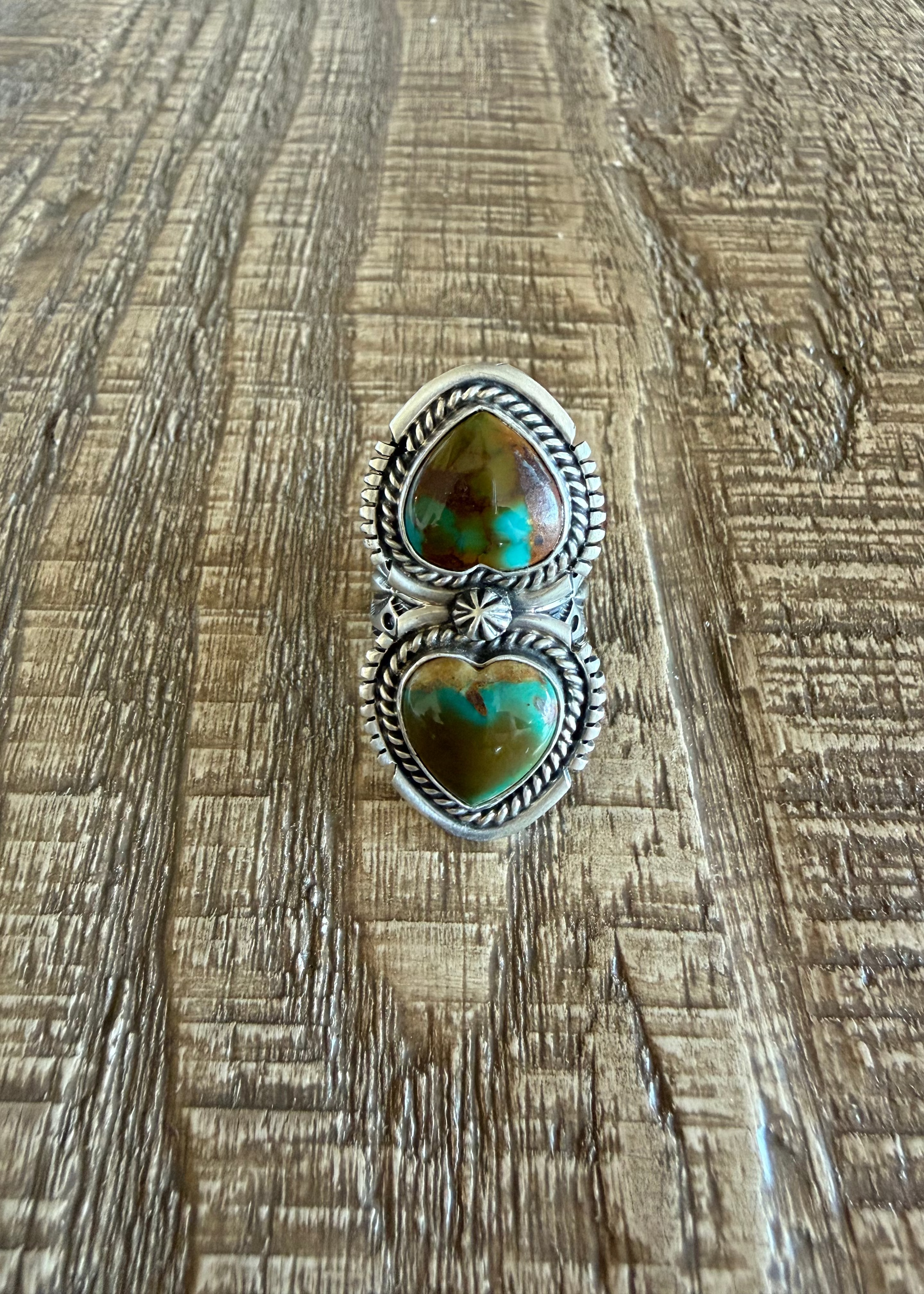 Turquoise Heart Ring