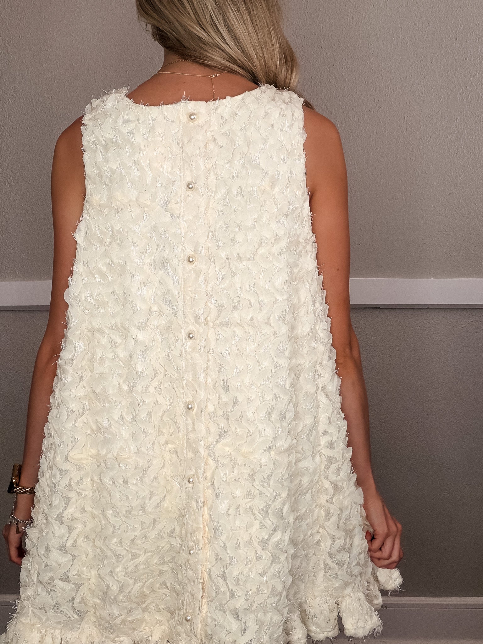 Eyelash Ruffle Dress