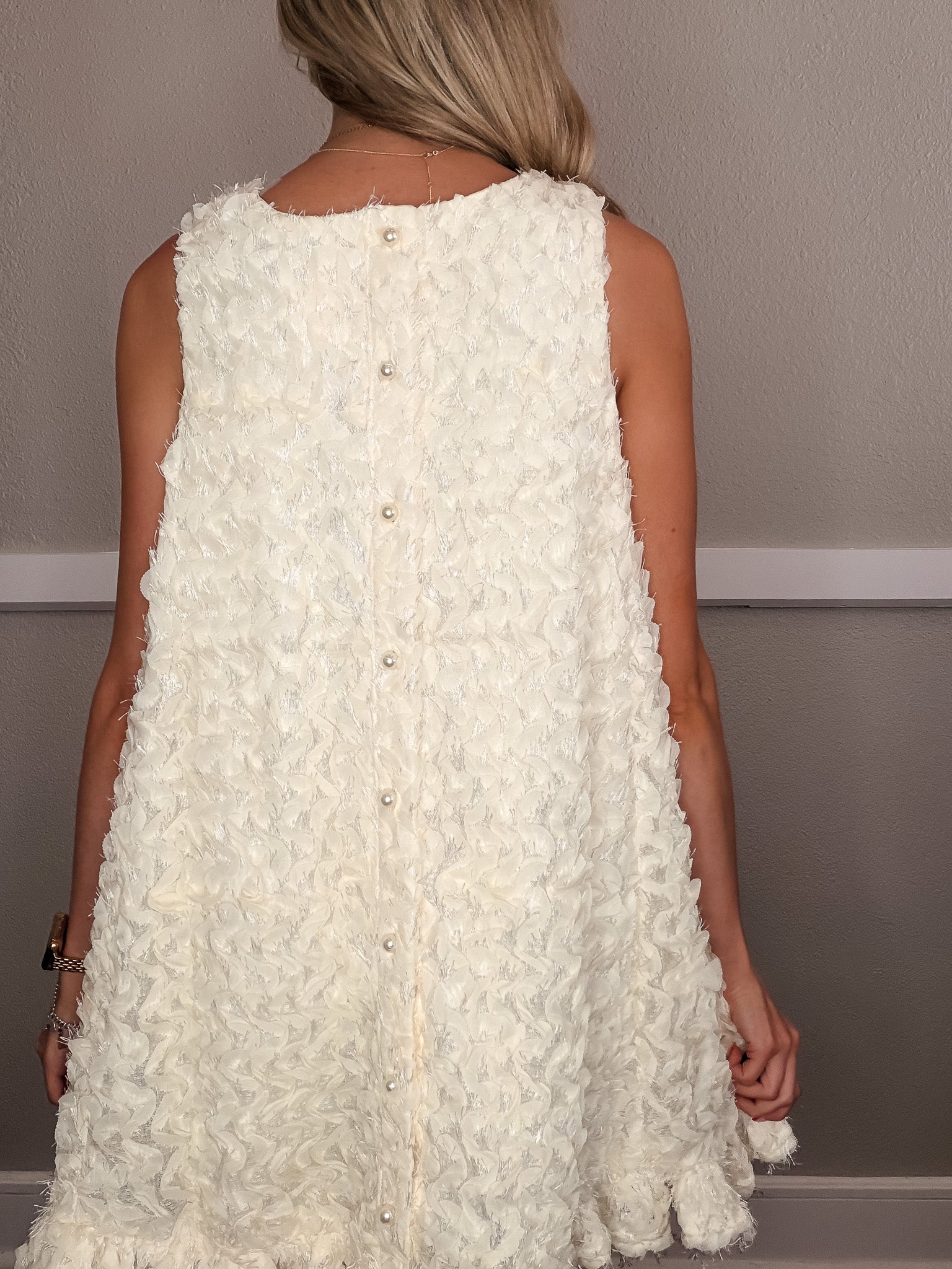 Eyelash Ruffle Dress