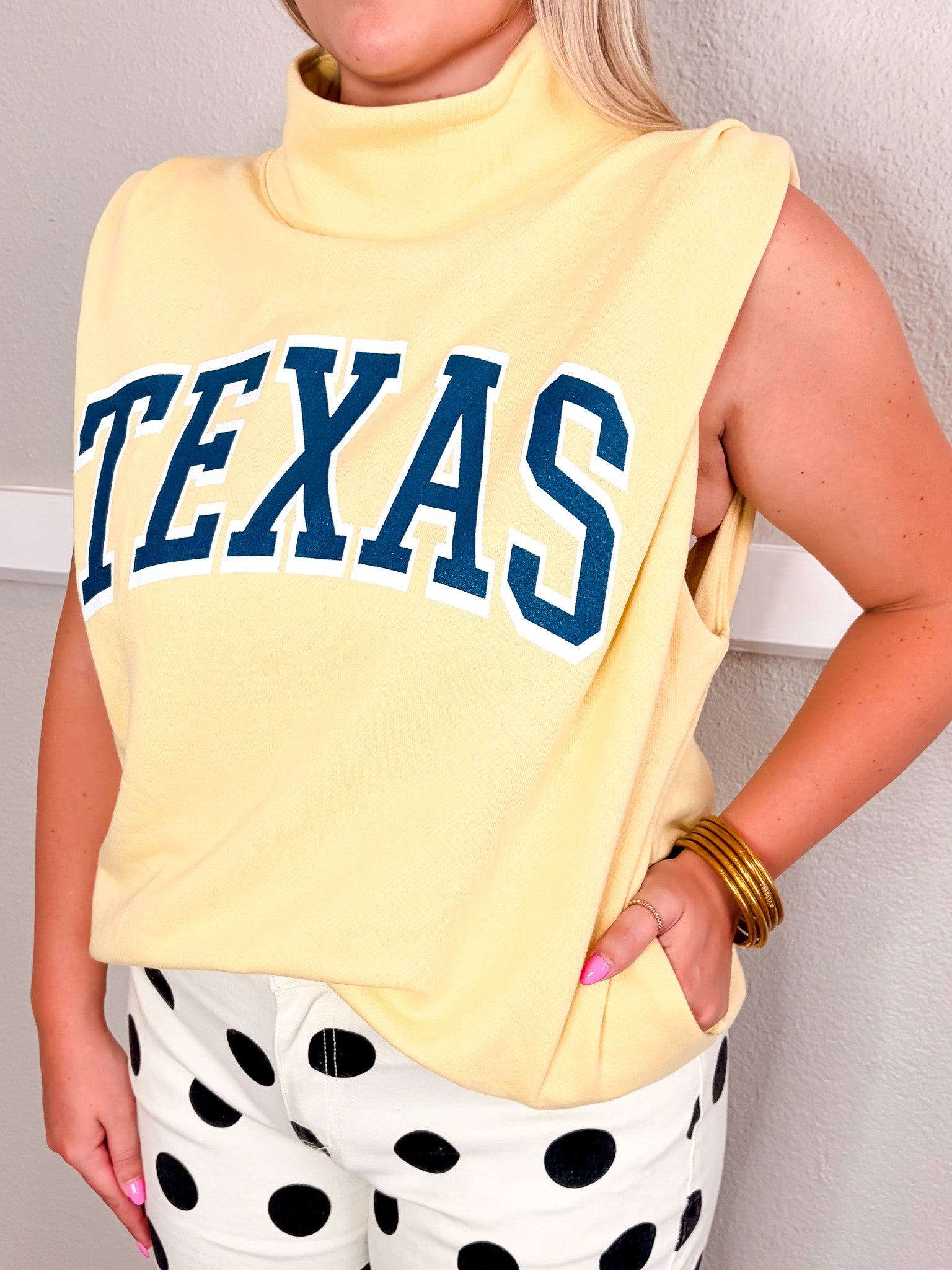 Texas Oversized Muscle Sweatshirt