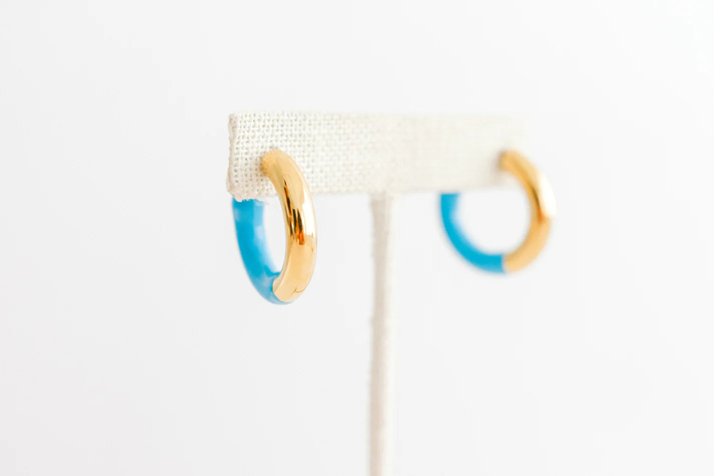 Half + Half Hoop Earrings