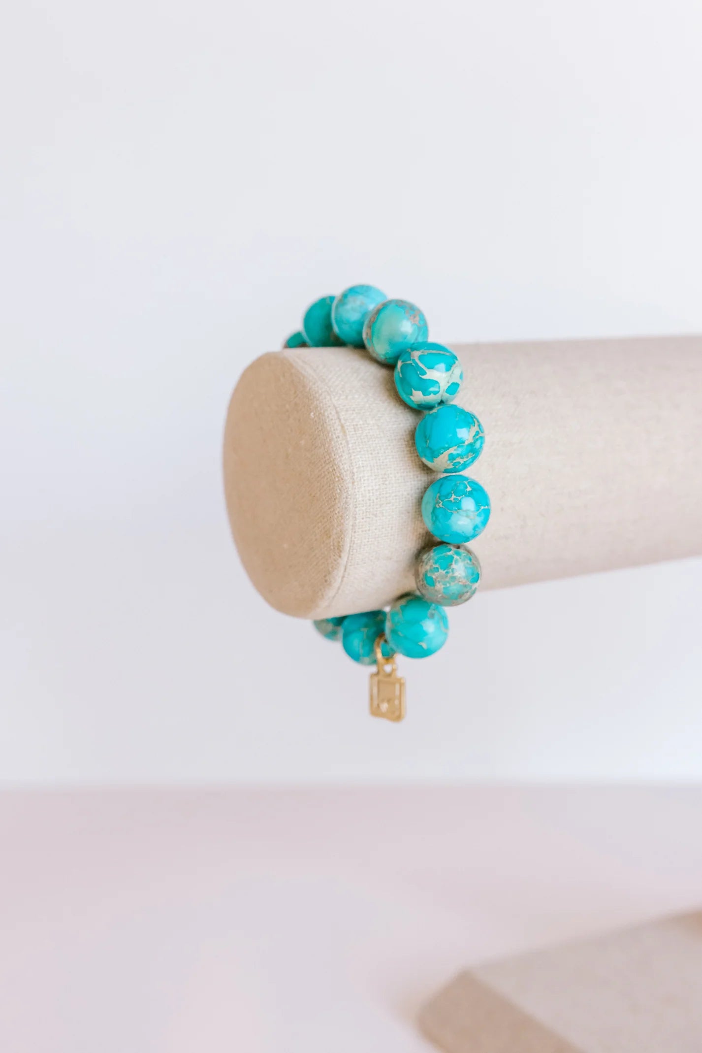 Turquoise + Charm Bracelet