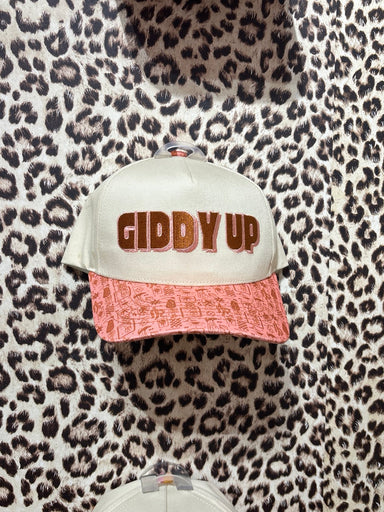 SUMMER TEES WOMEN Accessories Giddy Up Canvas Cap - Tucker Brown