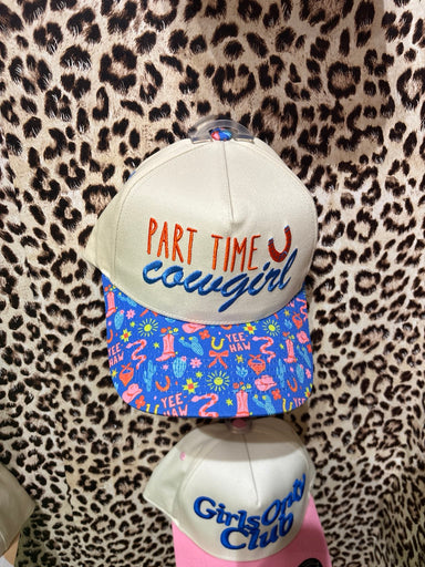 SUMMER TEES WOMEN Accessories Part Time Cowgirl Canvas Cap - Tucker Brown