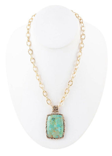 BARSE JEWELRY WOMEN Jewelry Jacquard Pendant Necklace - Tucker Brown