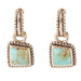 BARSE JEWELRY WOMEN Jewelry Roped Around Turquoise Earrings - Tucker Brown