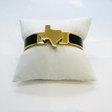 Texas Bangle - Gold / White