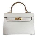 Jana Leather Satchel Bag - Cream