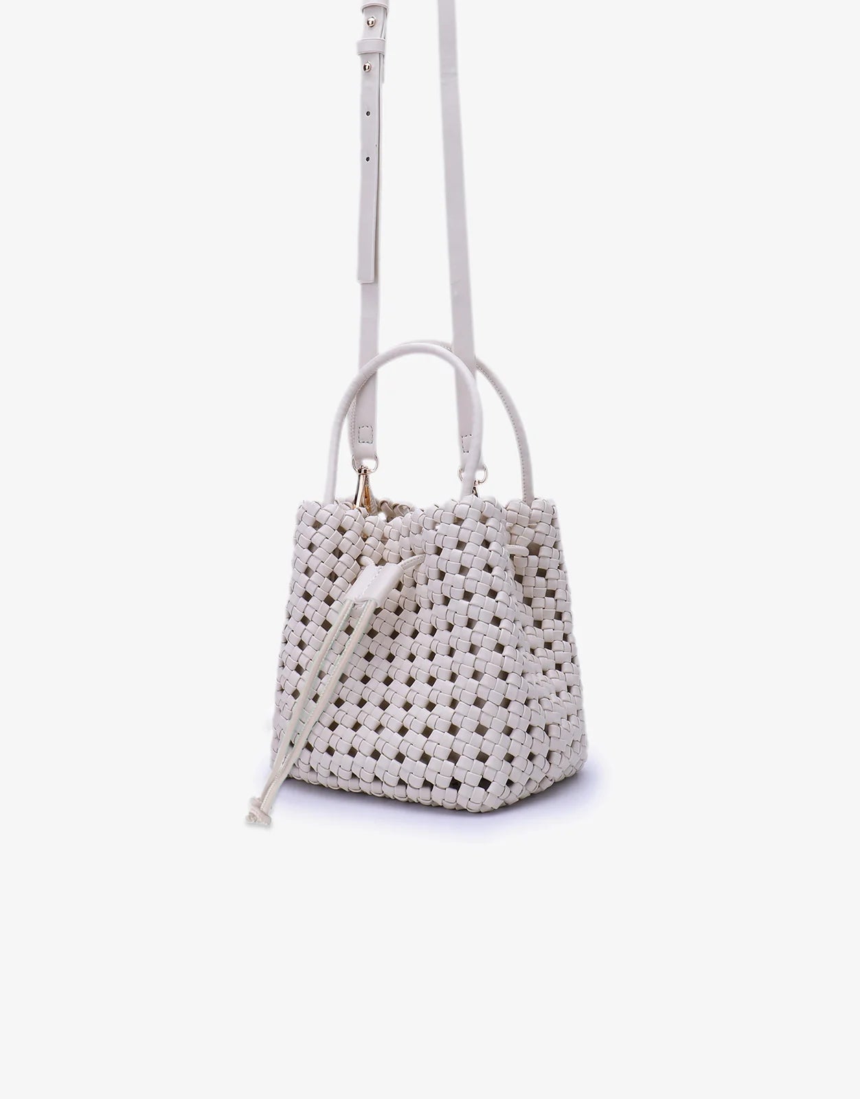 Perrie Woven Bag - Cream