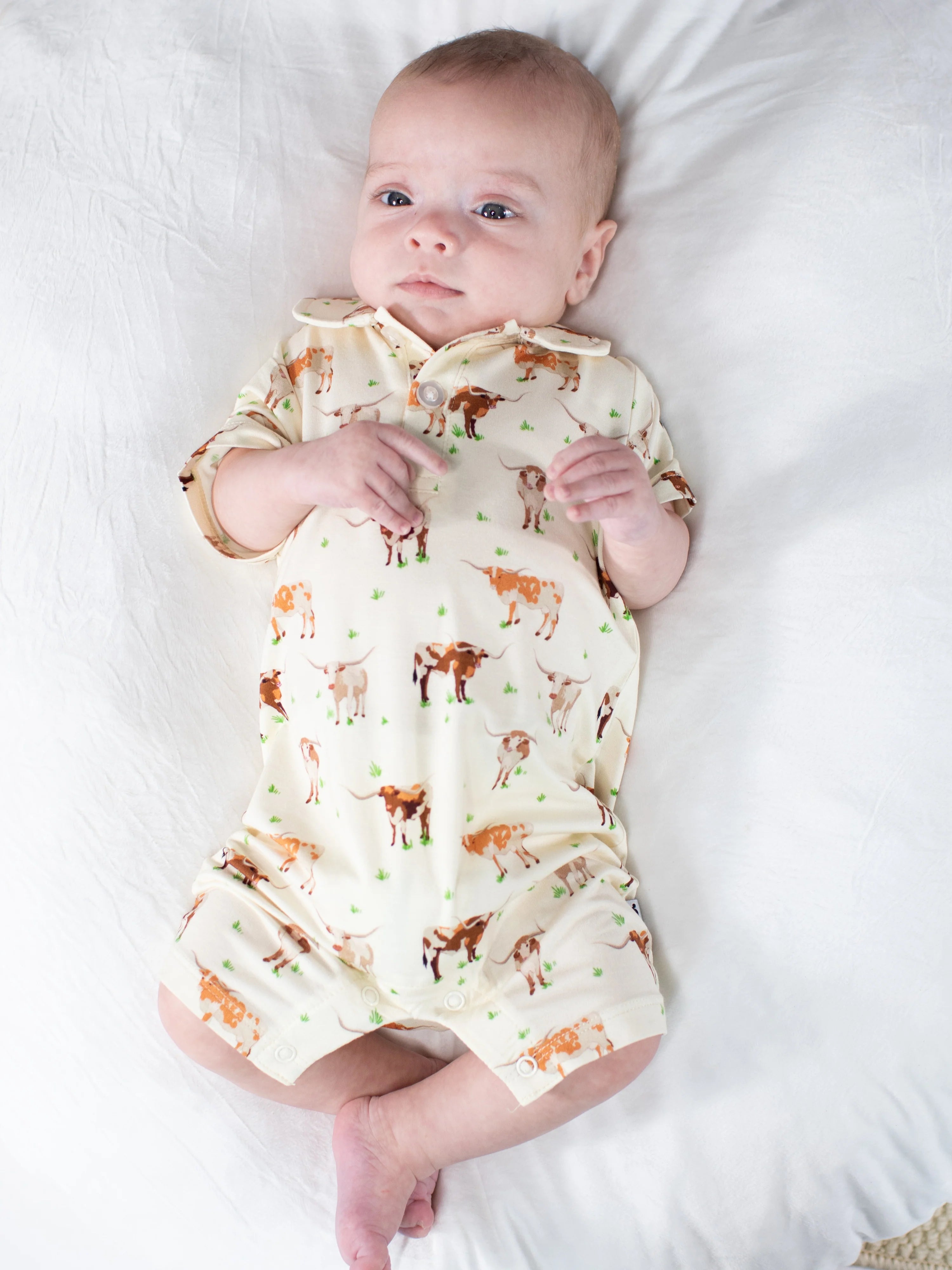 Longhorns Infant Romper