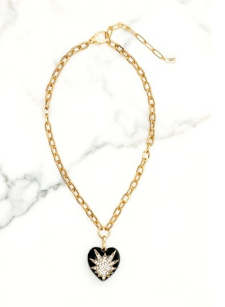 Heart of Tefiti Necklace - Black