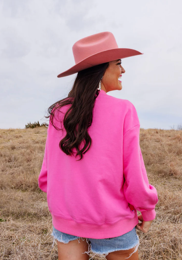 Fort Worth Stockyards Sequin Sweatshirt