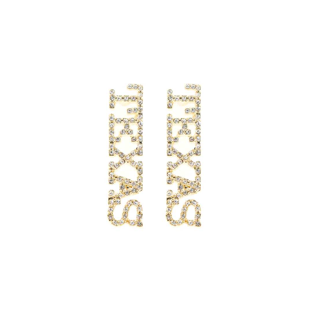 Texas Rhinestone Stud Earrings
