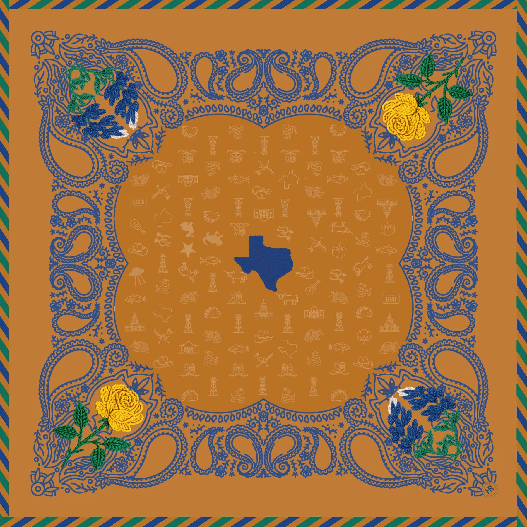 Texas Our Texas Bandana Set