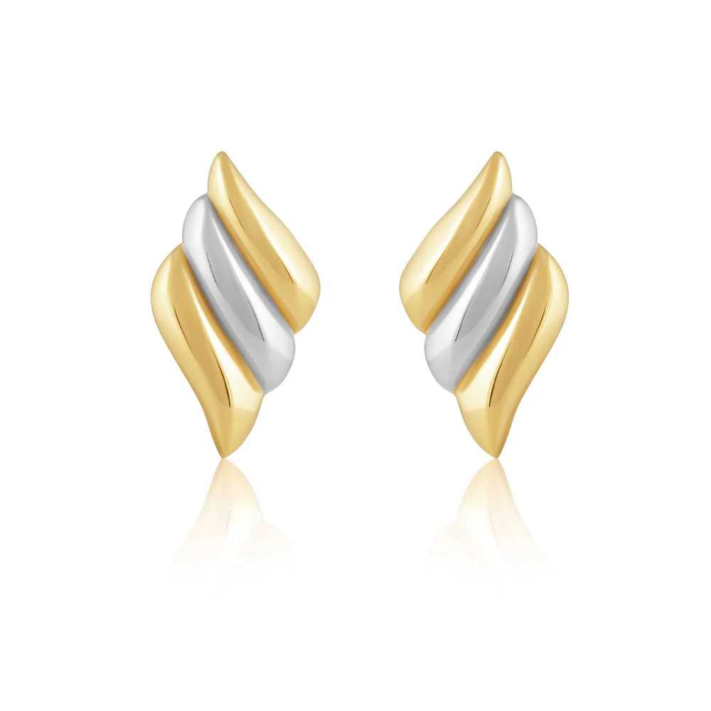 Heather Two Tone Statement Earring