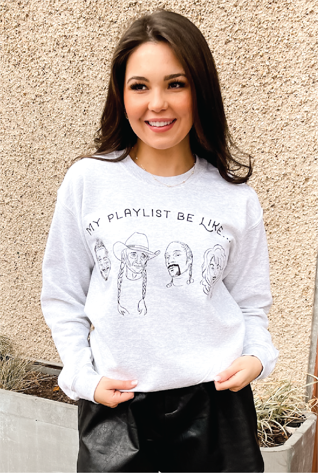 My Playlist Sweatshirt - Tucker Brown