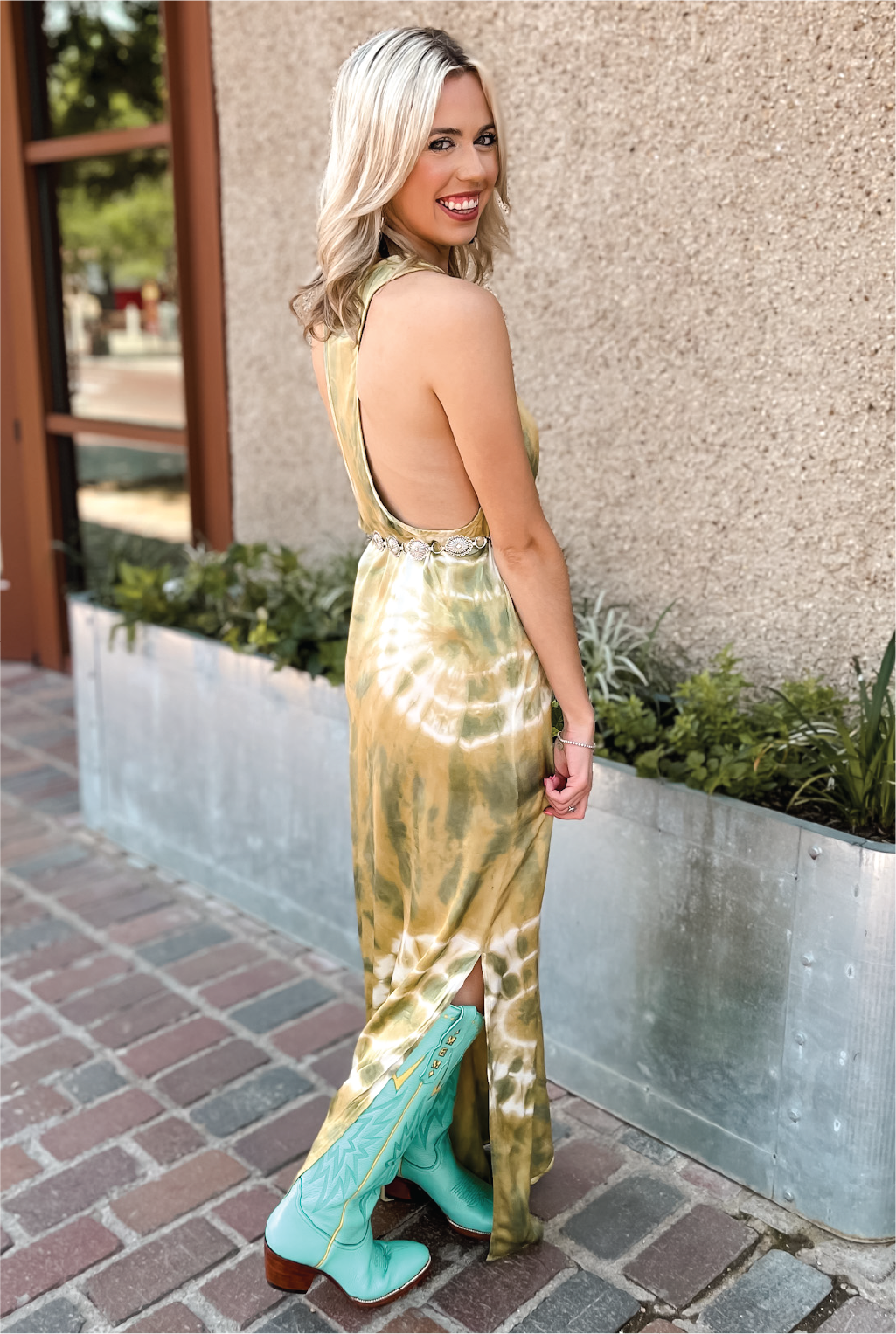 Copal Satin Tank Dress