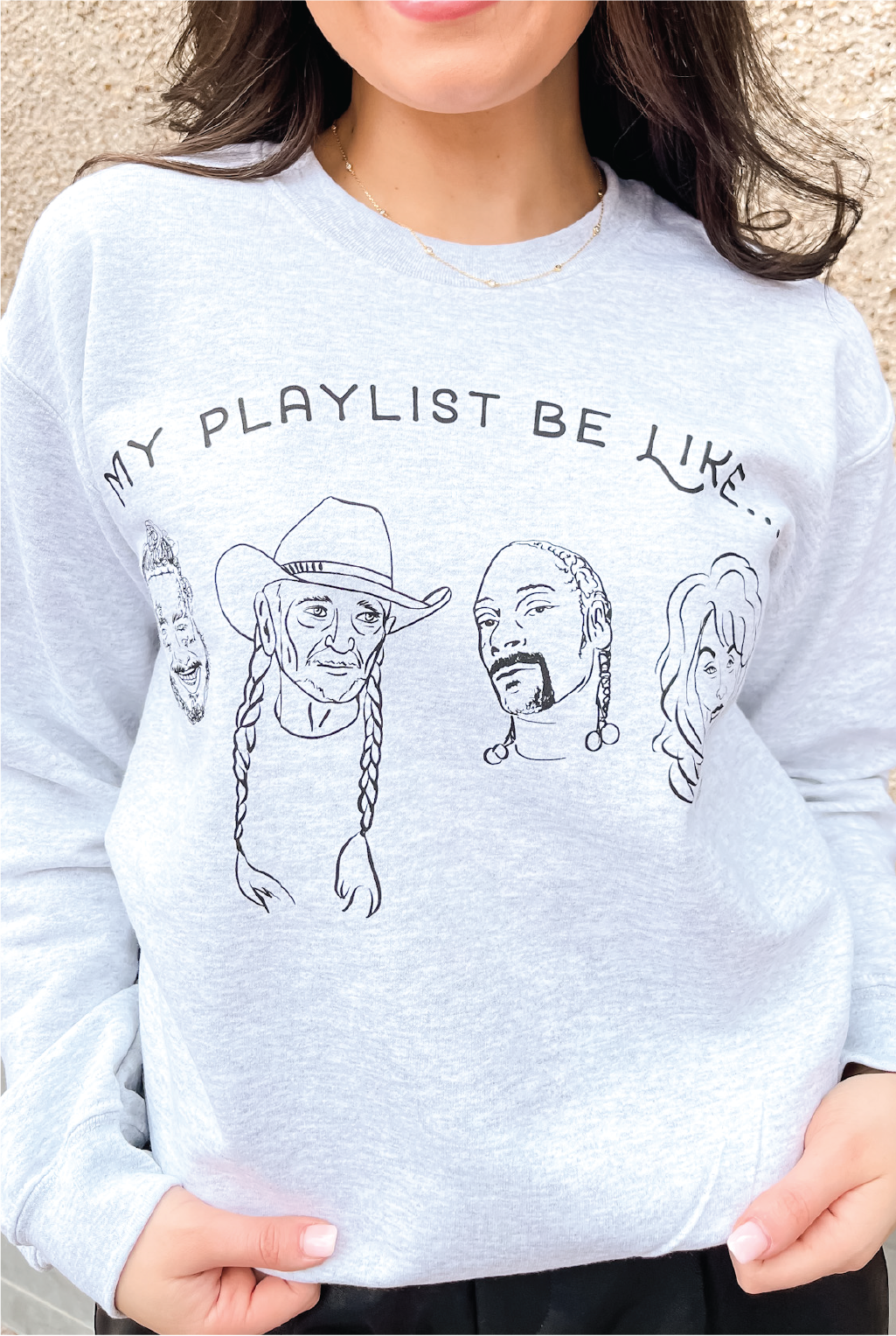 My Playlist Sweatshirt - Tucker Brown