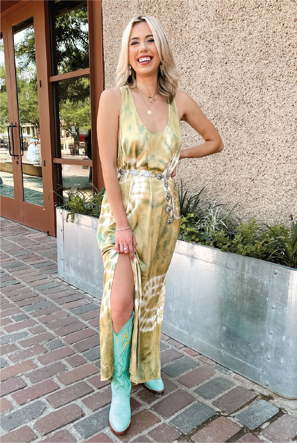 Copal Satin Tank Dress