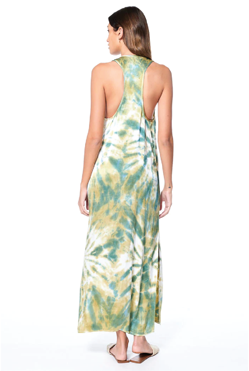 Copal Satin Tank Dress