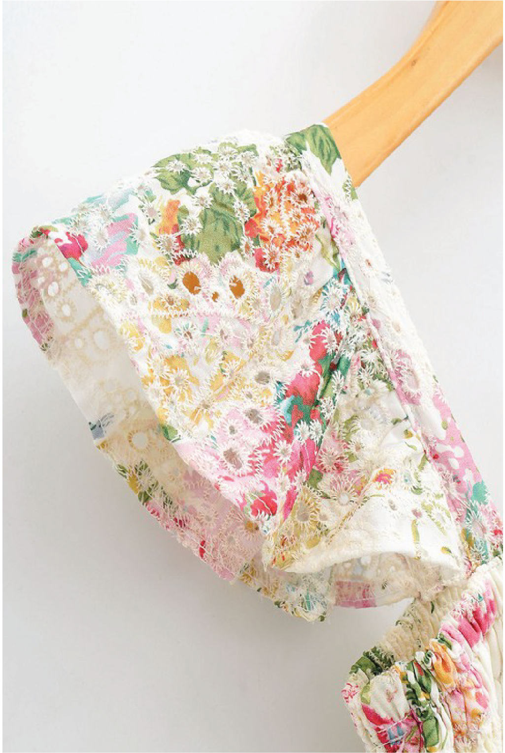 Morning Glory Sun Dress - Ivory/Pink