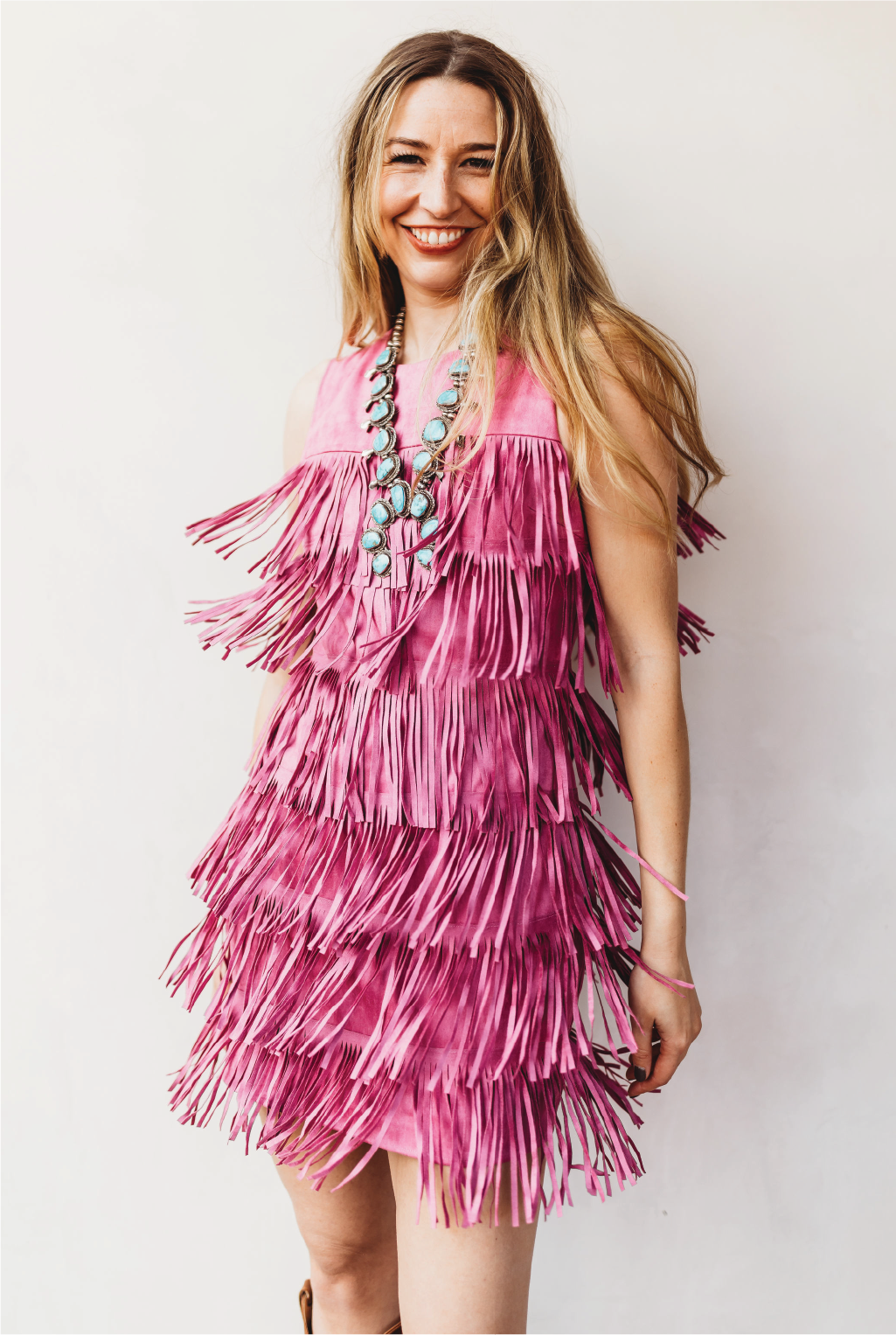 Cowgirl Barbie Dress - Pink