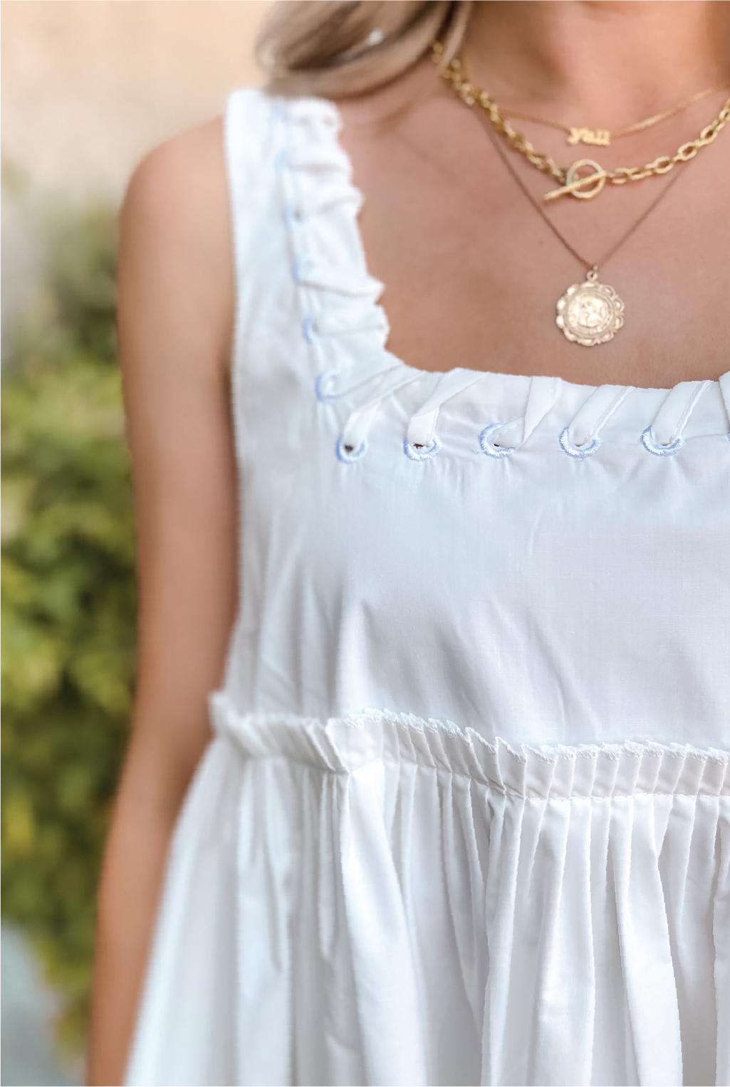 Icing On The Cake Mini Dress - White