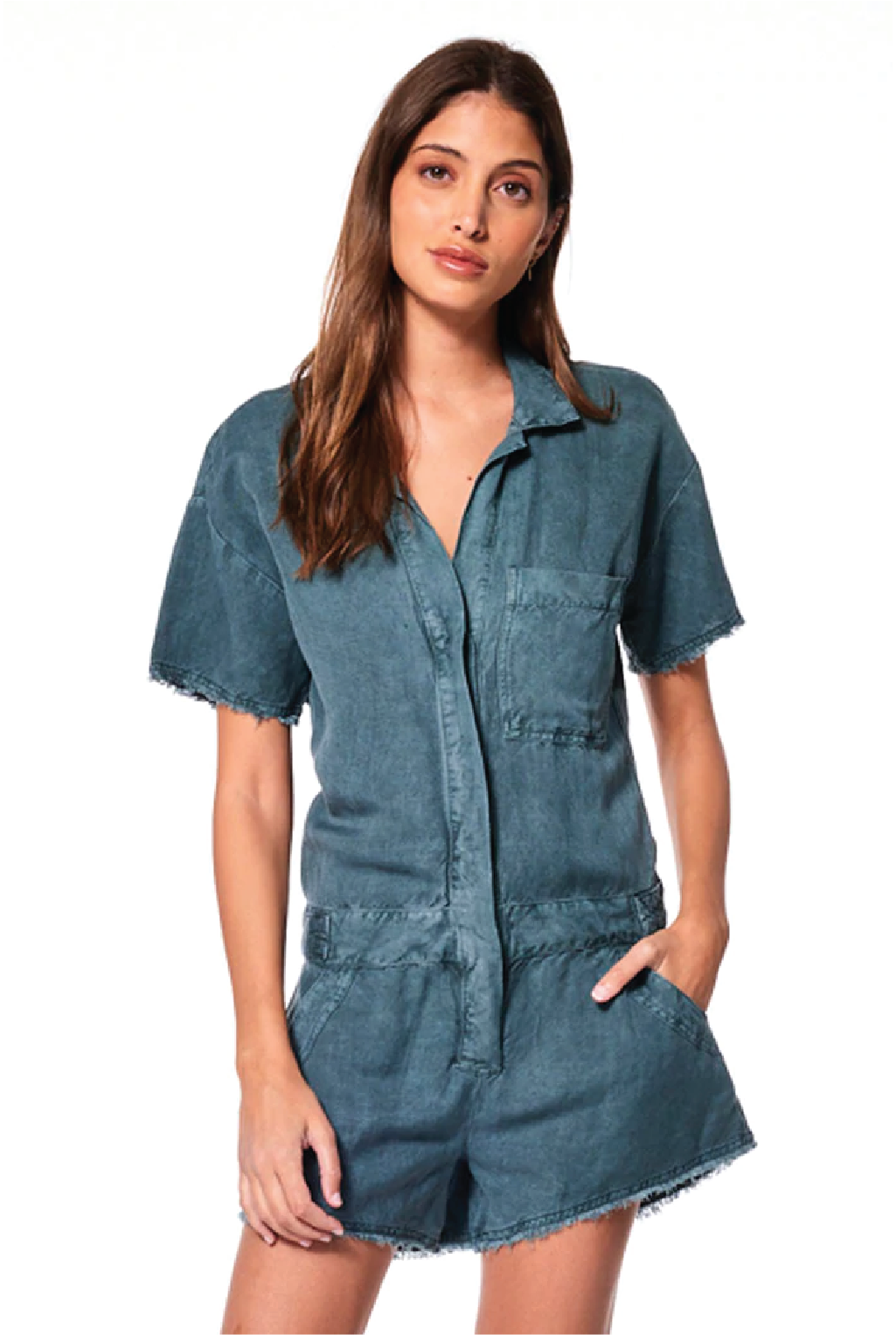 Felix Raw Edge Romper