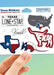 Texas Set Of Six Sticker - Tucker Brown