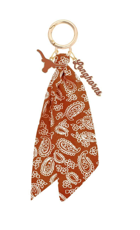 Texas Longhorns Bandana Bag Charm