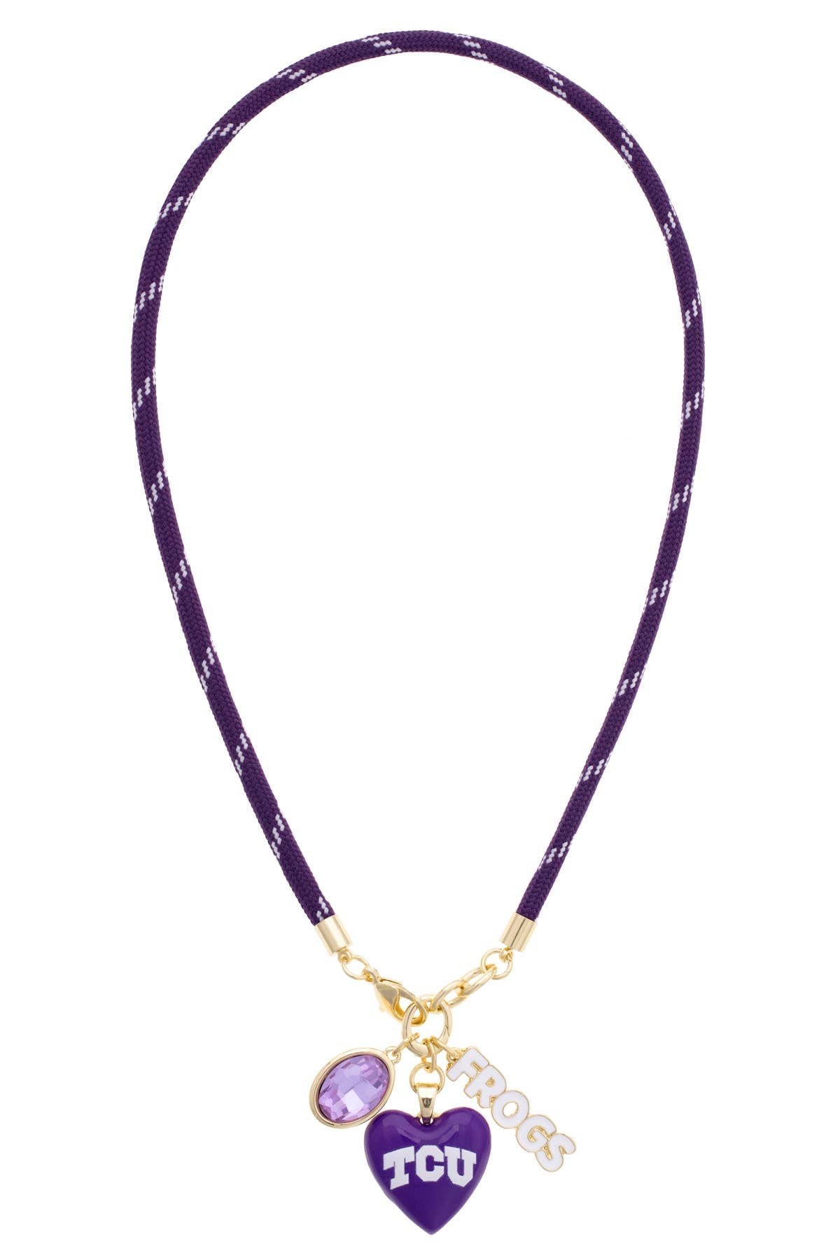 TCU Heart Necklace