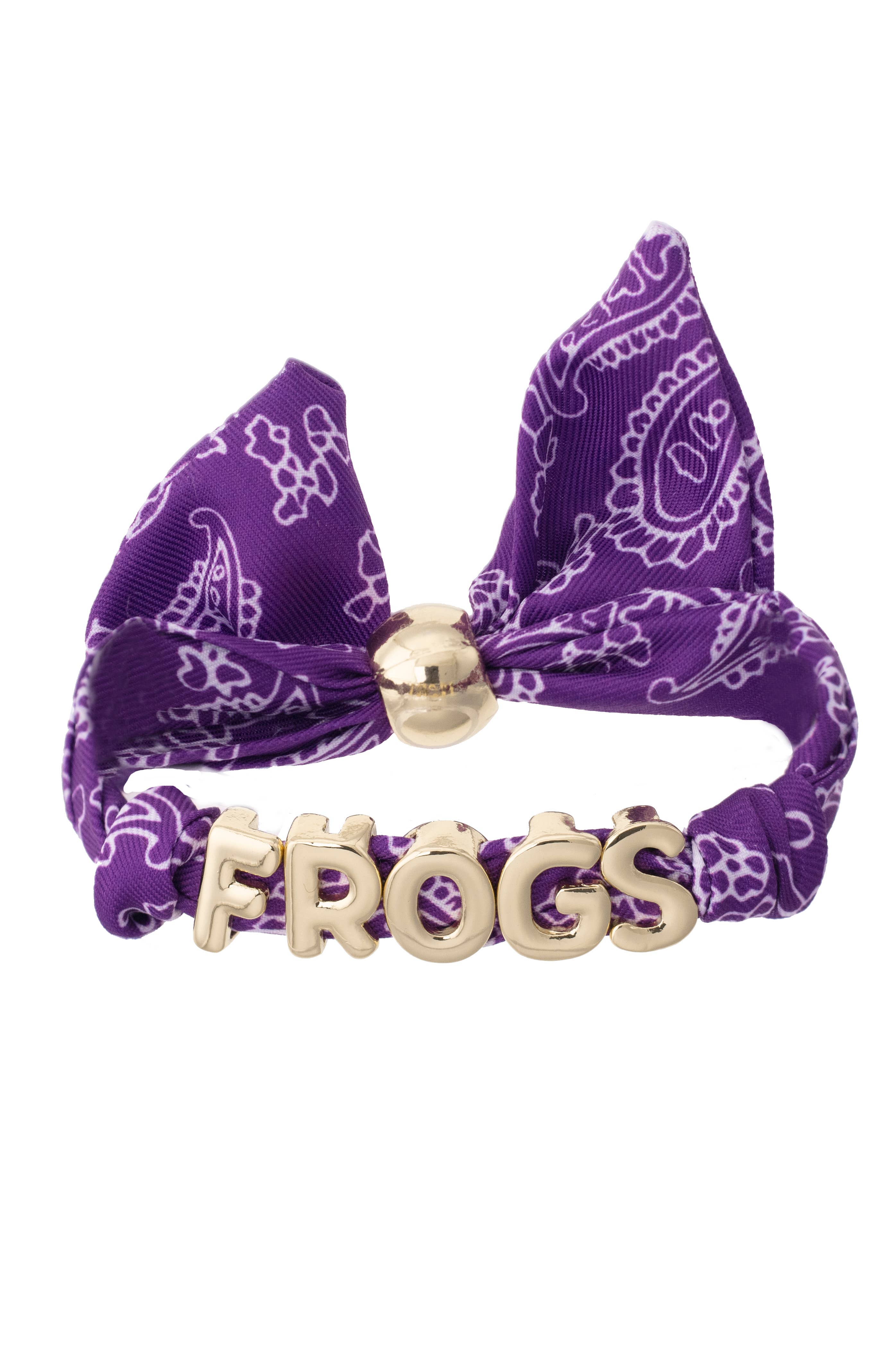 TCU Bandana Slider Bracelet