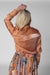 Belle Bowtie Blouse - Sunset - Tucker Brown