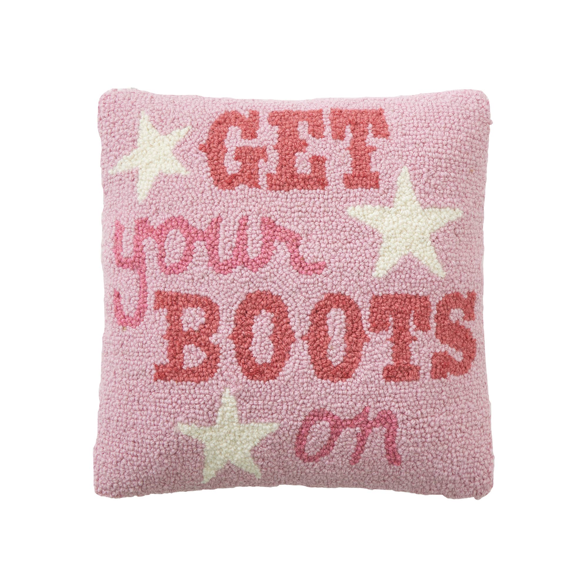 Get Your Boots On Hook Pillow