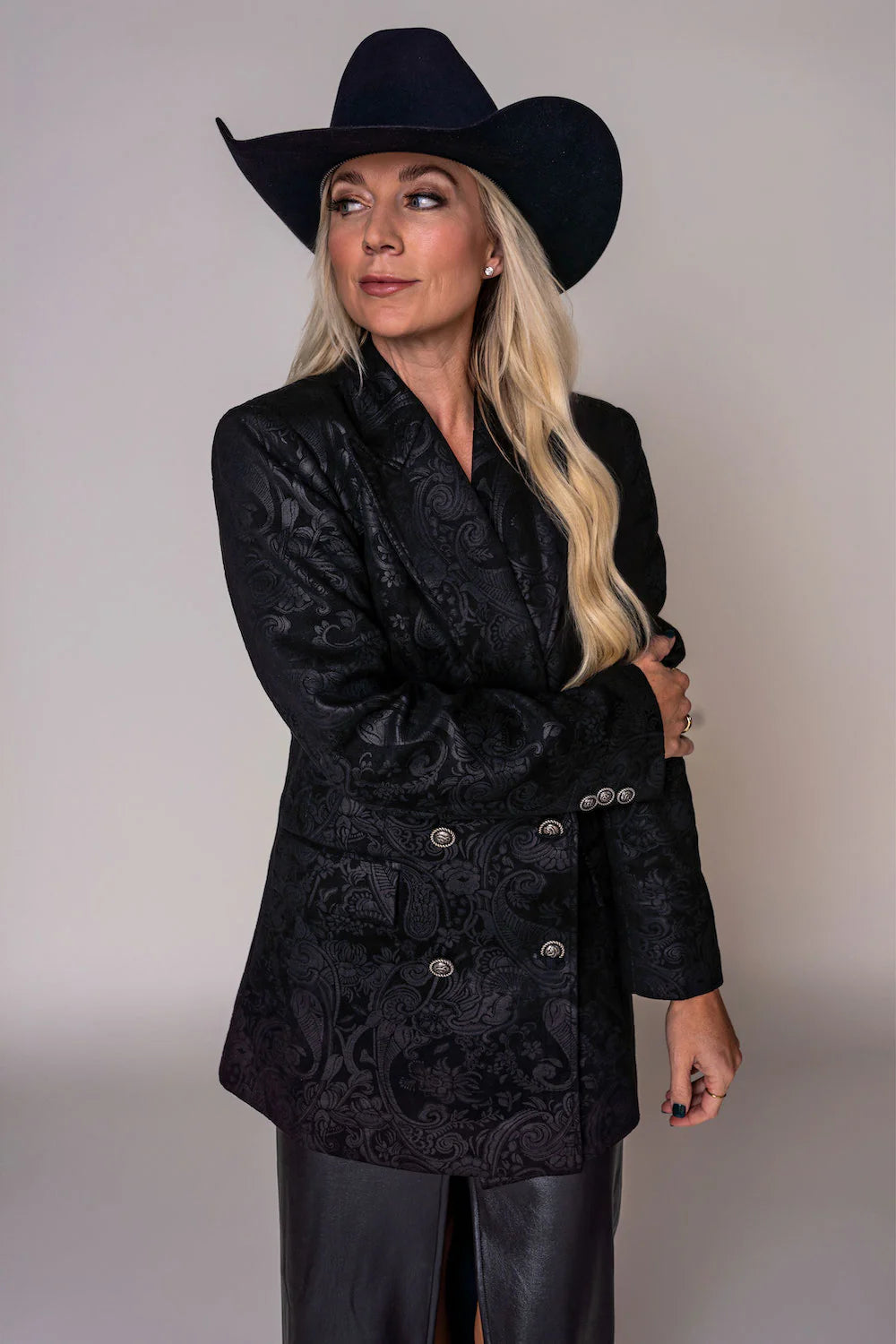 Trailblazer Suede Blazer - Midnight - Tucker Brown